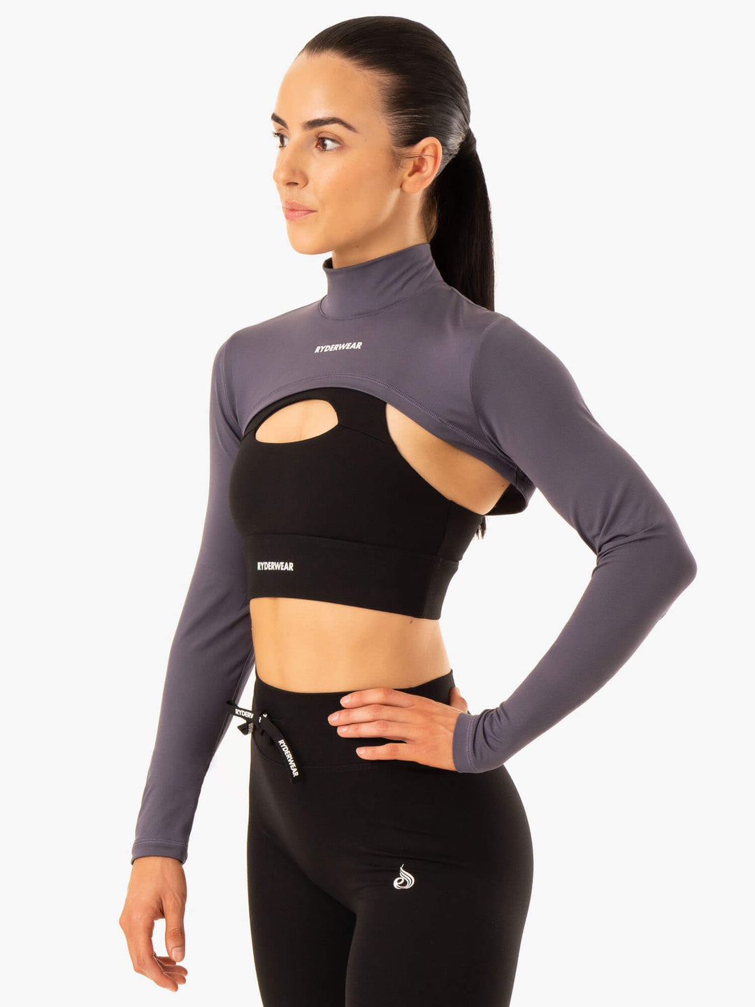 Replay Super Crop - Charcoal Clothing Ryderwear 