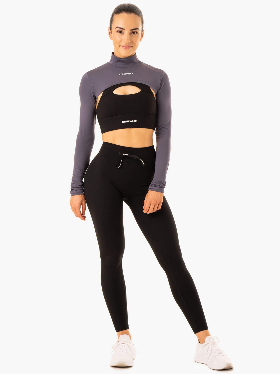 Replay Super Crop - Charcoal Clothing Ryderwear 