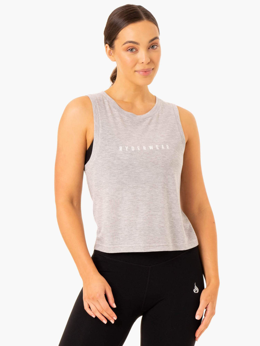 Replay Tank - Grey Marl Clothing Ryderwear 