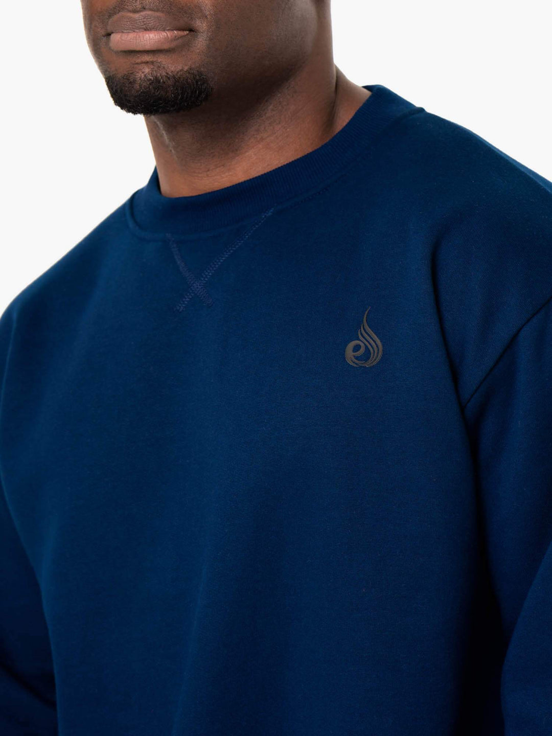 Reset Fleece Crew Neck - Blue Clothing Ryderwear 