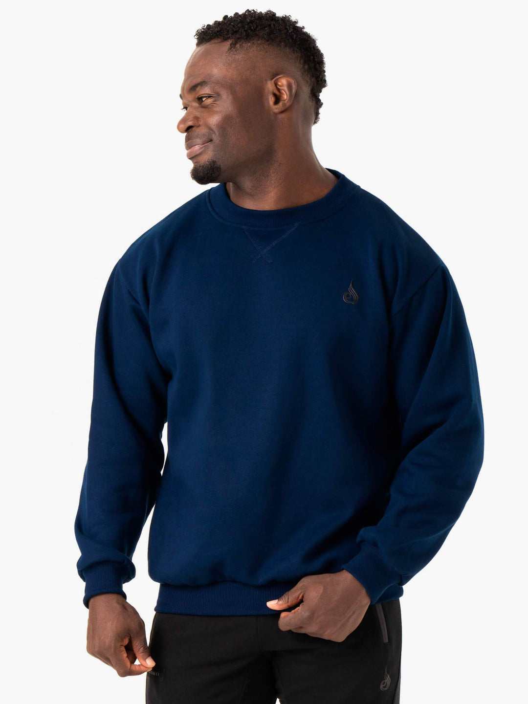 Reset Fleece Crew Neck - Blue Clothing Ryderwear 