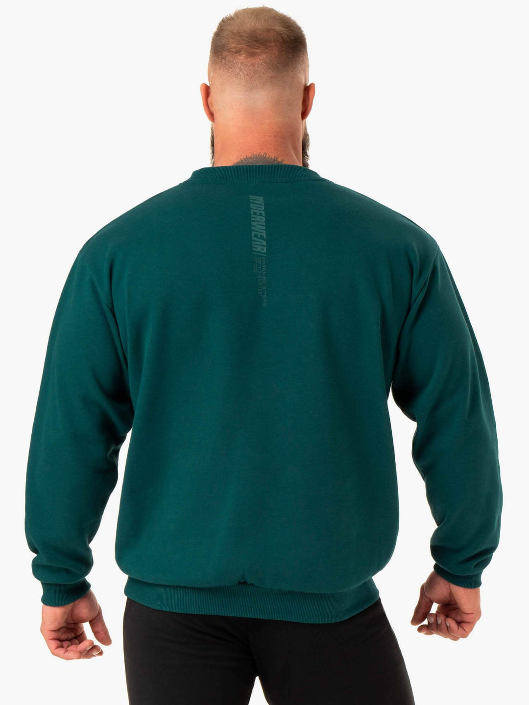 Reset Fleece Crew Neck - Emerald Clothing Ryderwear 