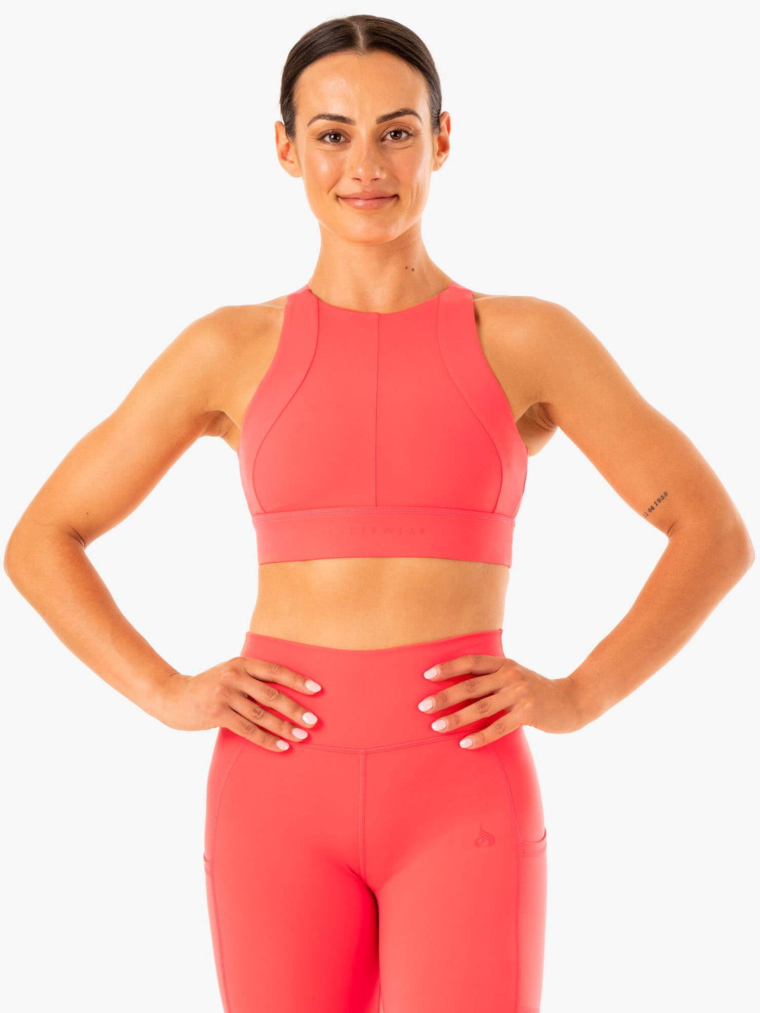 Reset High Impact Sports Bra - Watermelon Clothing Ryderwear 