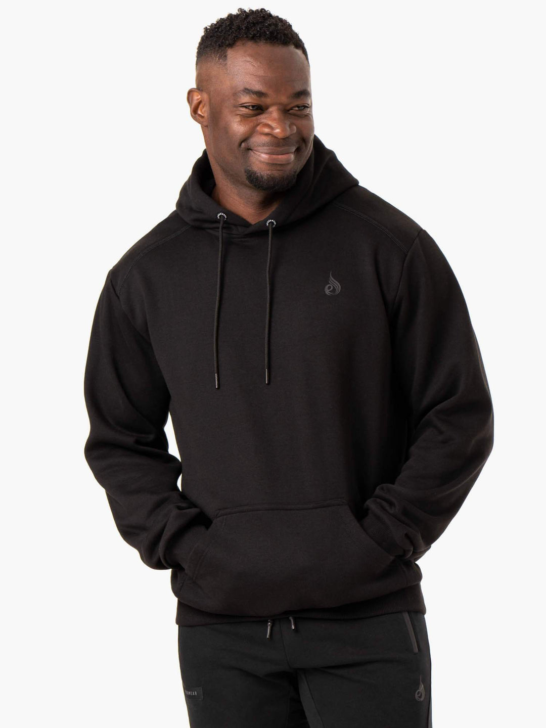 Reset Pullover Hoodie - Black Clothing Ryderwear 