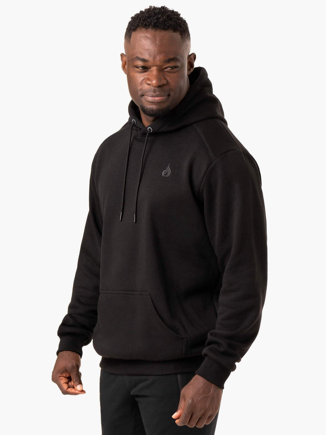 Reset Pullover Hoodie - Black Clothing Ryderwear 