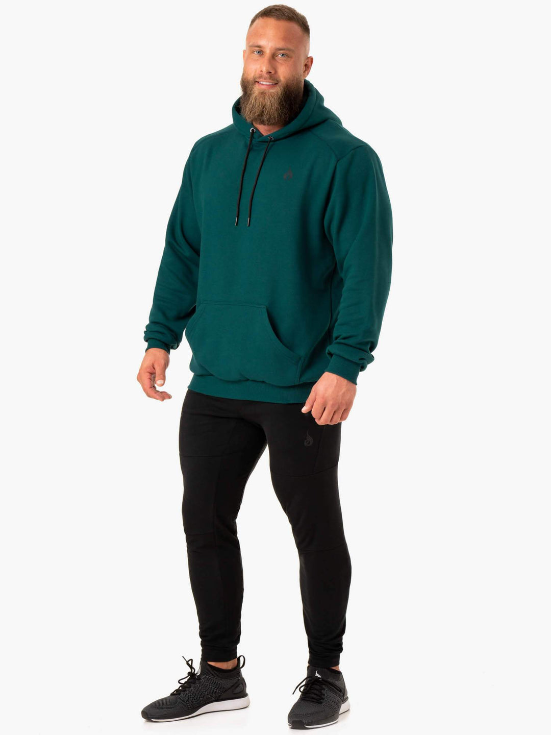 Reset Pullover Hoodie - Emerald Clothing Ryderwear 