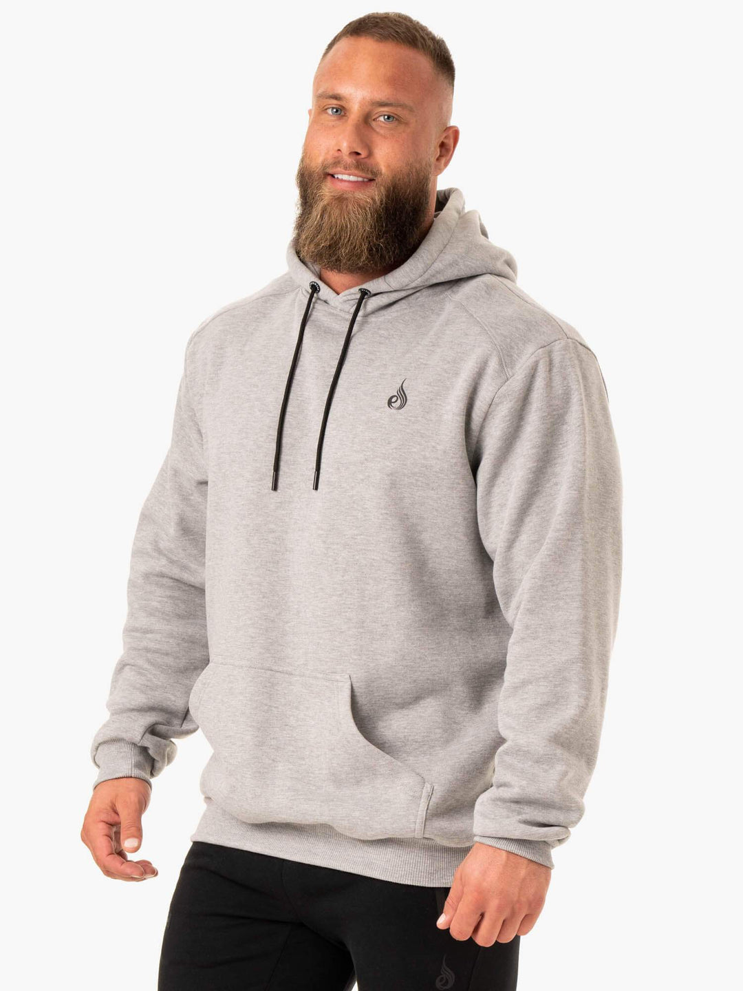 Reset Pullover Hoodie - Grey Marl Clothing Ryderwear 