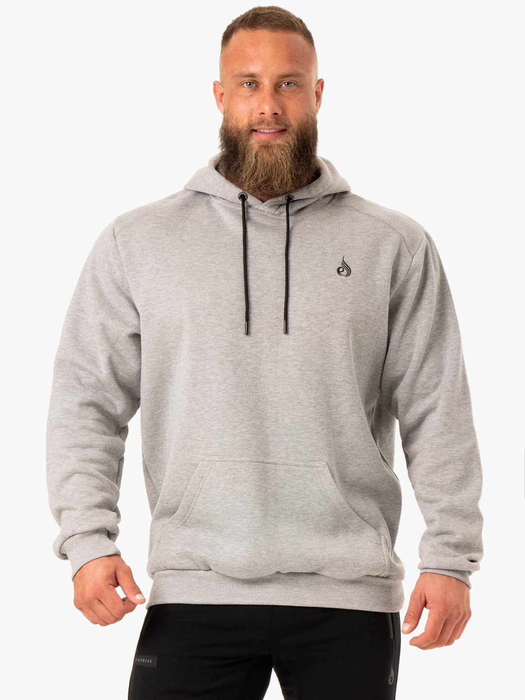 Reset Pullover Hoodie - Grey Marl Clothing Ryderwear 