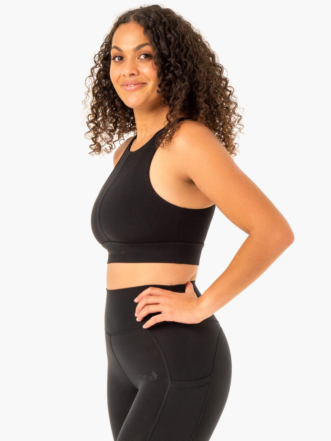 Reset Sports Bra - Black Clothing Ryderwear 