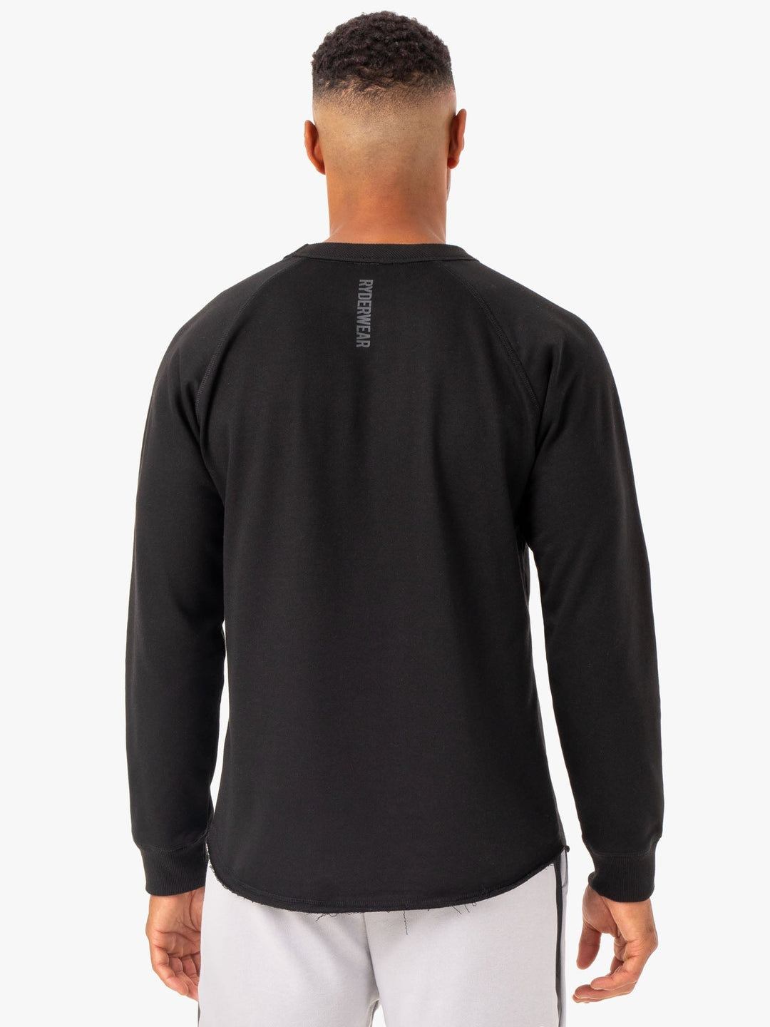 Restore Crew Neck - Black Clothing Ryderwear 