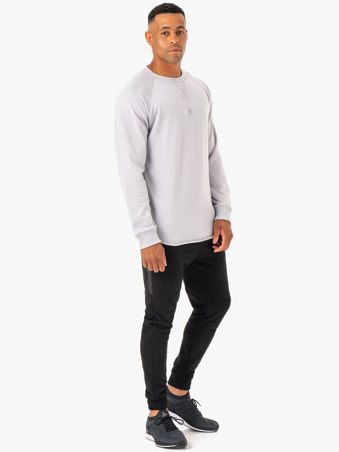 Restore Crew Neck - Snow Grey Clothing Ryderwear 