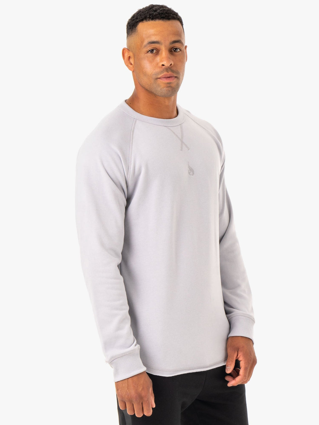 Restore Crew Neck - Snow Grey Clothing Ryderwear 