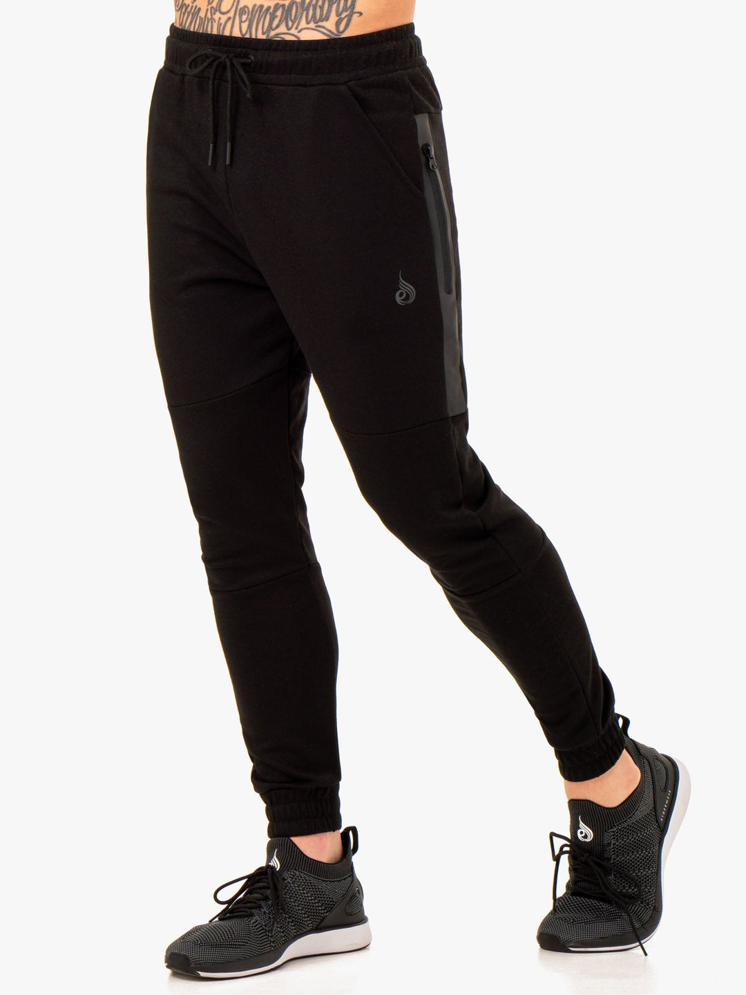 Restore Fleece Track Pant - Black Clothing Ryderwear 