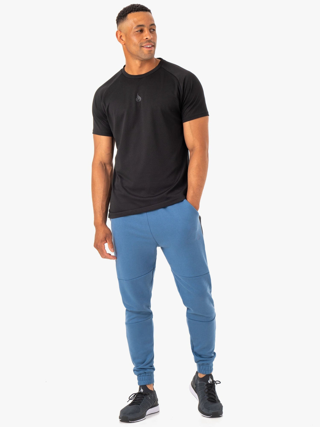 Restore Fleece Track Pant - Blue Clothing Ryderwear 