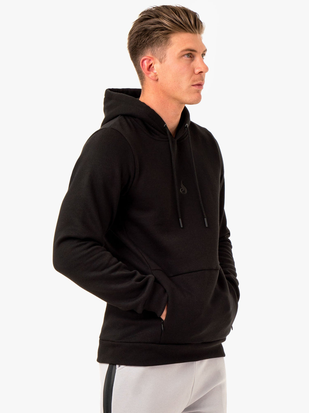 Restore Pullover Hoodie - Black Clothing Ryderwear 