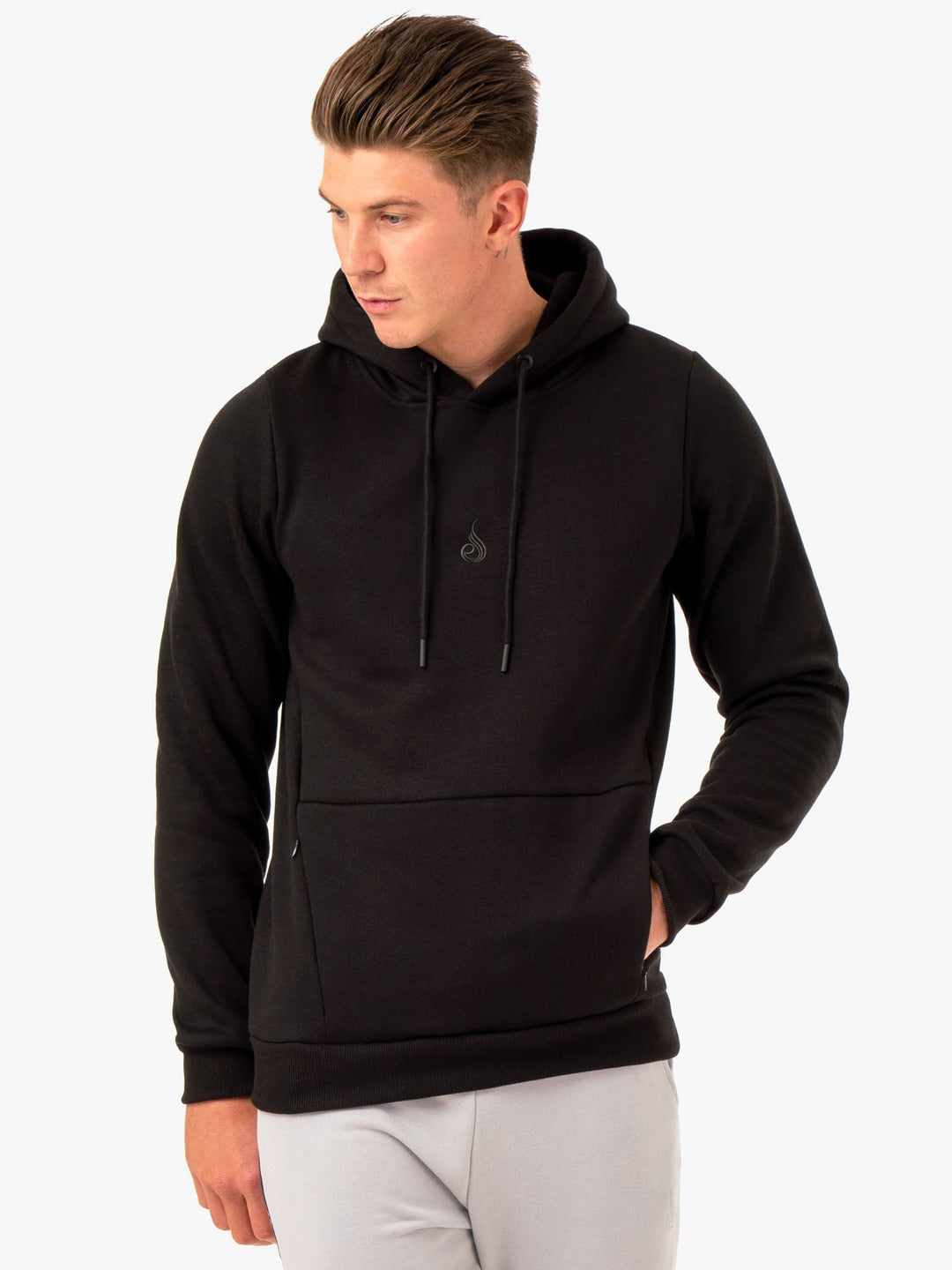 Restore Pullover Hoodie - Black Clothing Ryderwear 