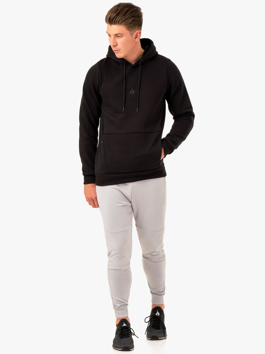 Restore Pullover Hoodie - Black Clothing Ryderwear 