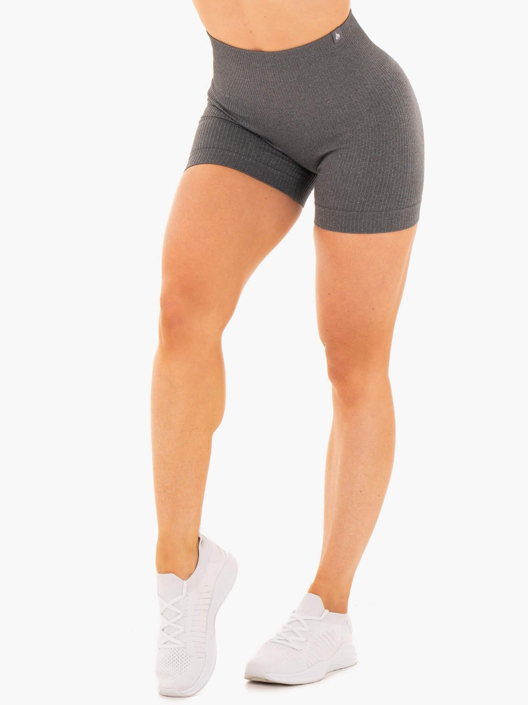 Rib Seamless Shorts - Charcoal Marl Clothing Ryderwear 