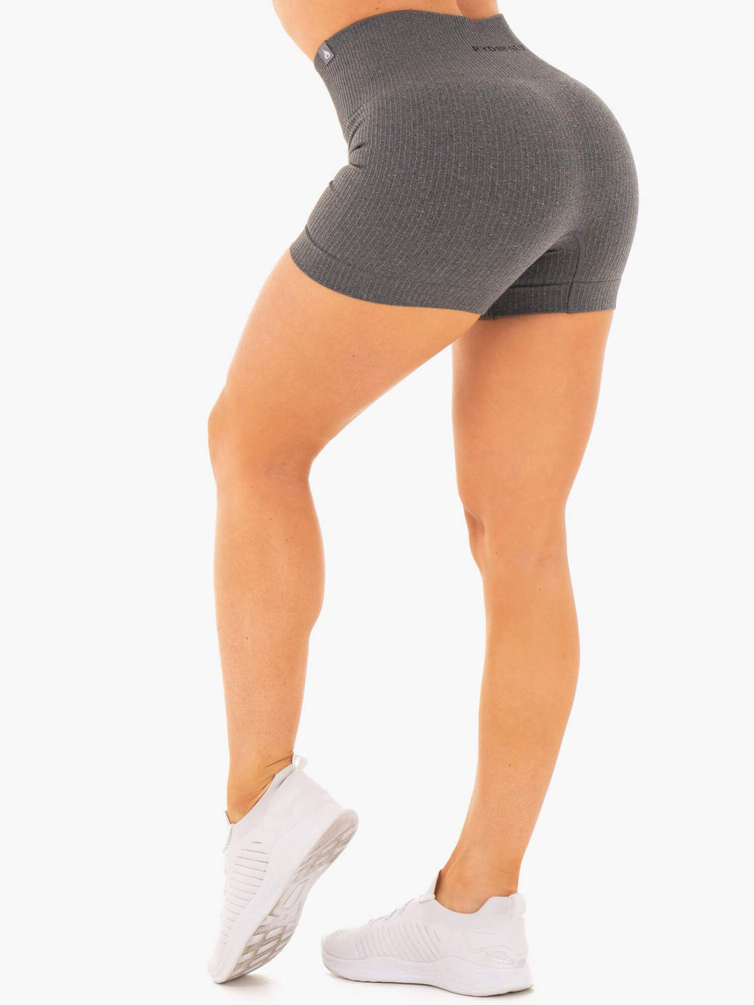 Rib Seamless Shorts - Charcoal Marl Clothing Ryderwear 