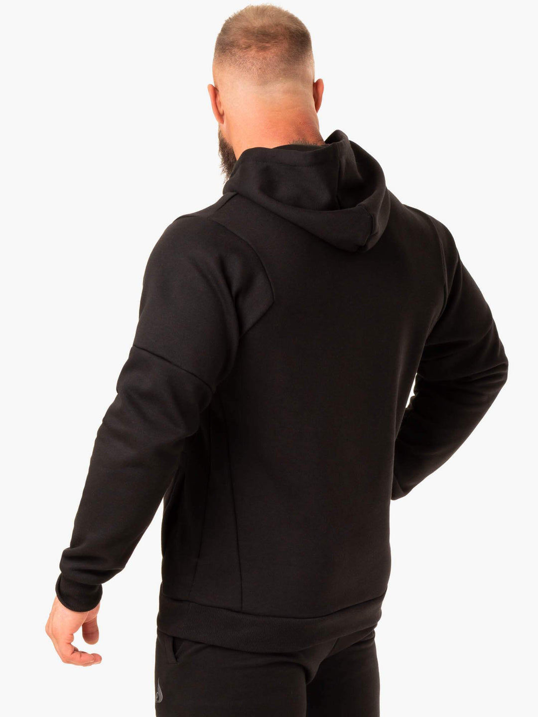 RWXKG Fleece Hoodie - Black Clothing Ryderwear 