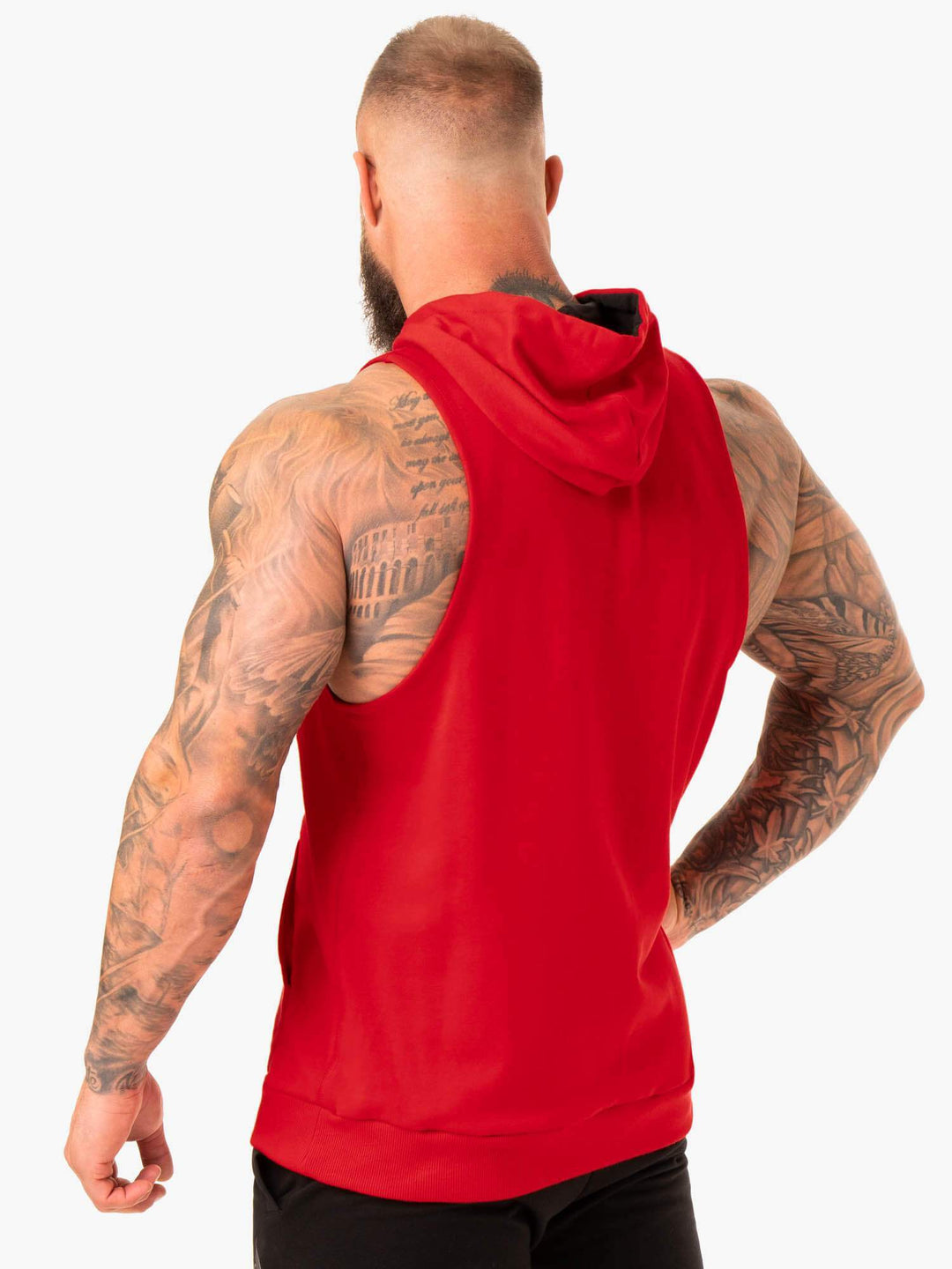 RWXKG Sleeveless Hoodie - Red Clothing Ryderwear 