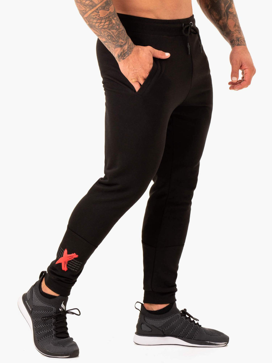 RWXKG Track Pants - Black Clothing Ryderwear 