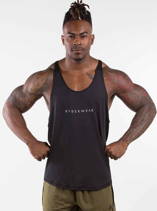 Ryder T-Back Men - Black -  Front