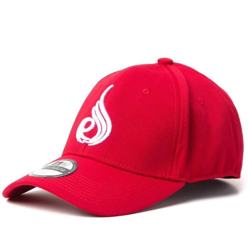 Ryderwear Fitted Cap - Red - Front Left