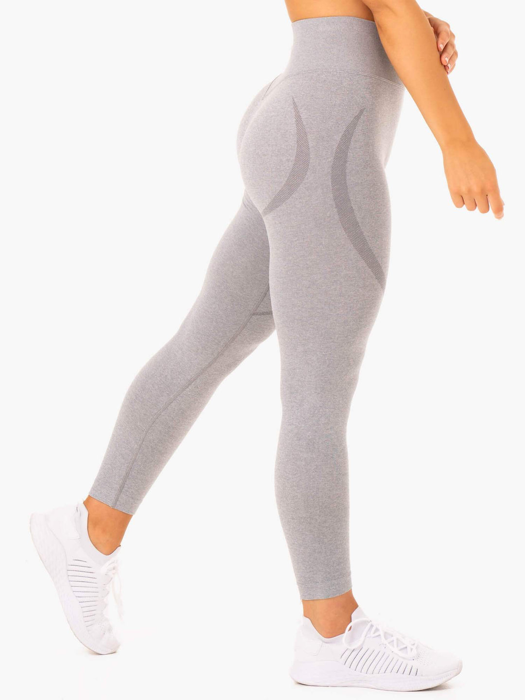 Sculpt Seamless Leggings - Grey Marl Clothing Ryderwear 