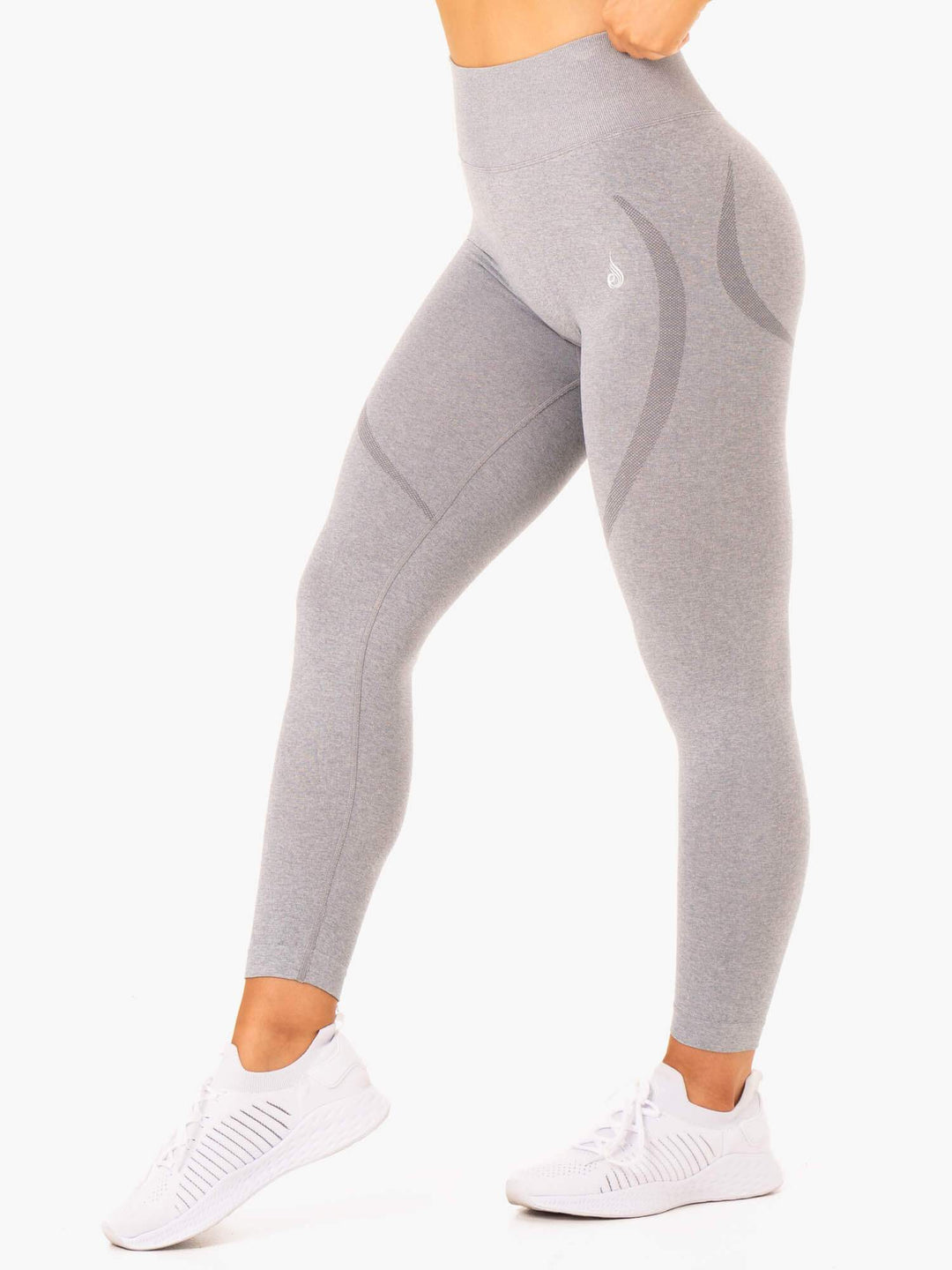 Sculpt Seamless Leggings - Grey Marl Clothing Ryderwear 