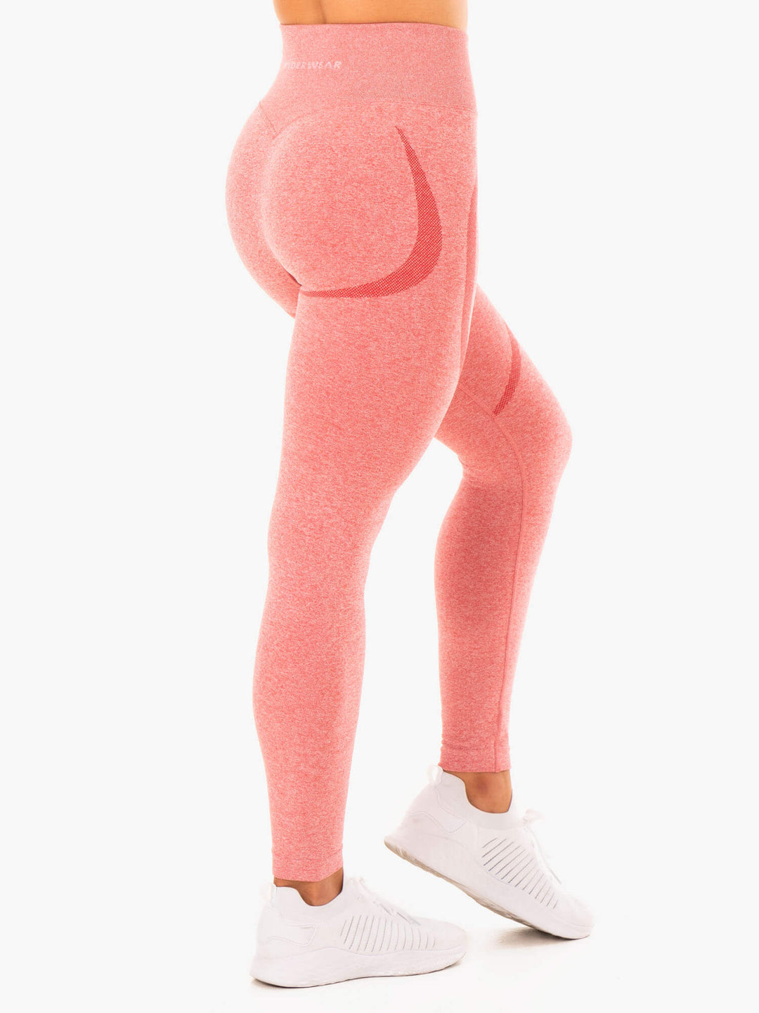 Sculpt Seamless Leggings - Pink Marl Clothing Ryderwear 