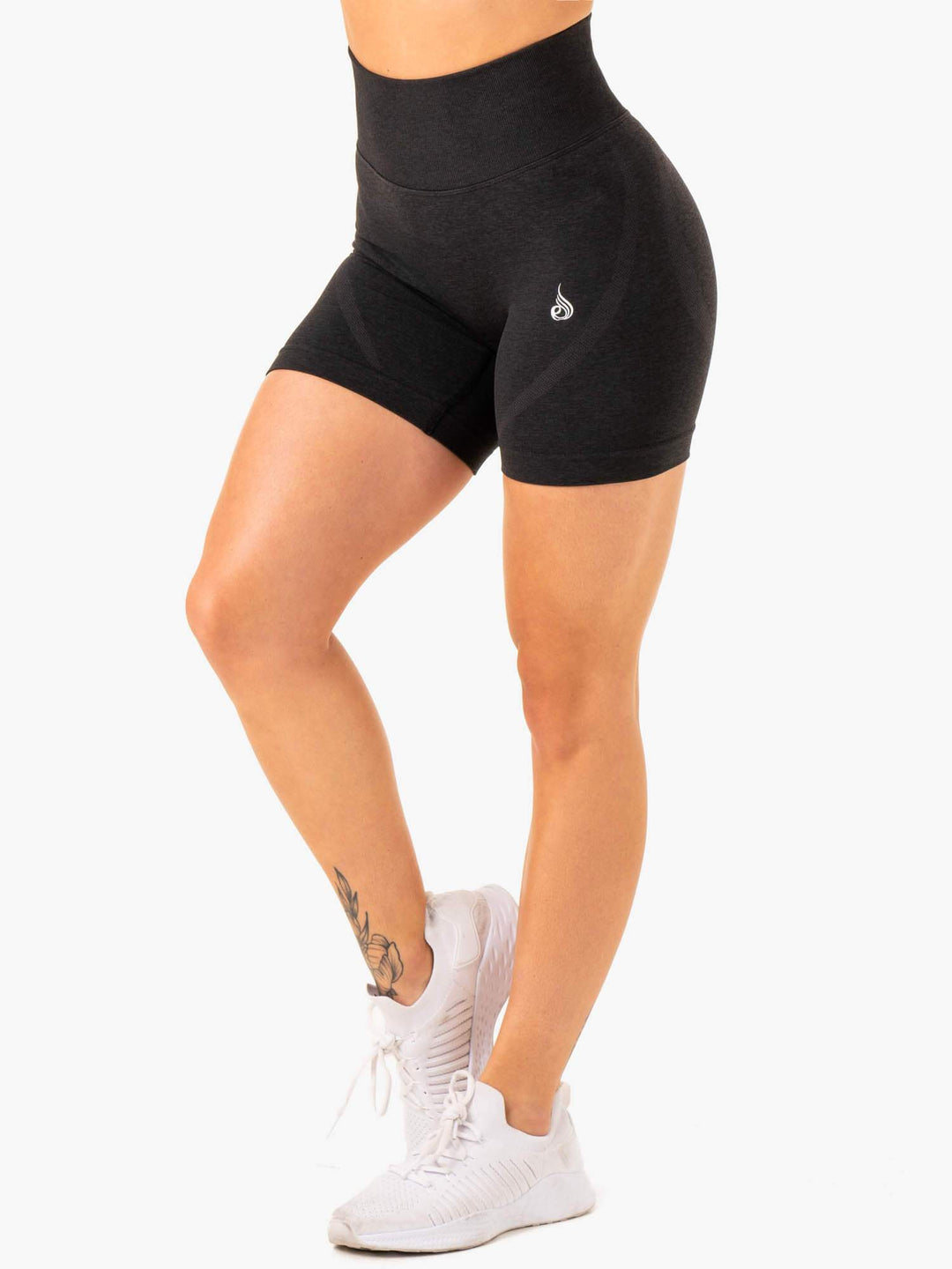 Sculpt Seamless Shorts - Black Marl Clothing Ryderwear 