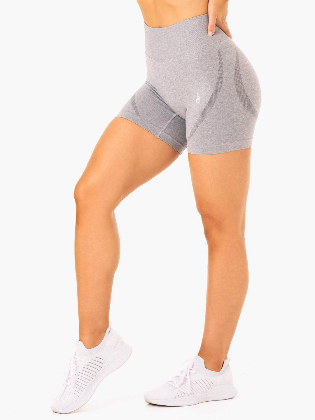 Sculpt Seamless Shorts - Grey Marl Clothing Ryderwear 