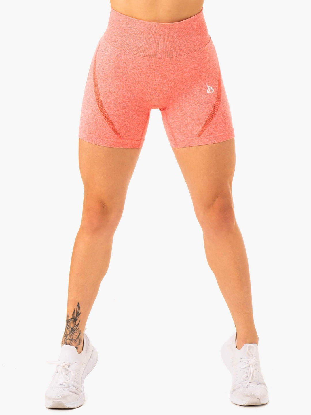 Sculpt Seamless Shorts - Peach Marl Clothing Ryderwear 