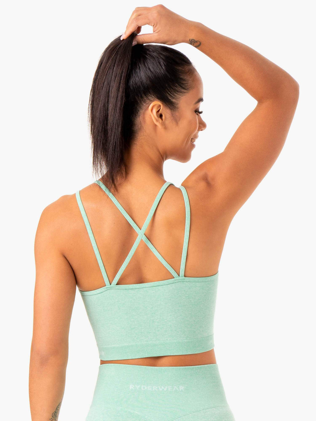 Sculpt Seamless Tank - Mint Marl Clothing Ryderwear 