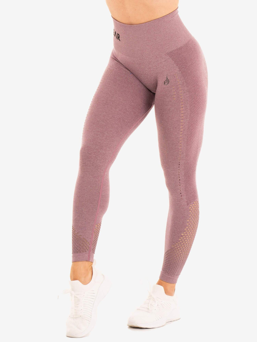 Seamless Staples Leggings - Purple Marl Clothing Ryderwear 