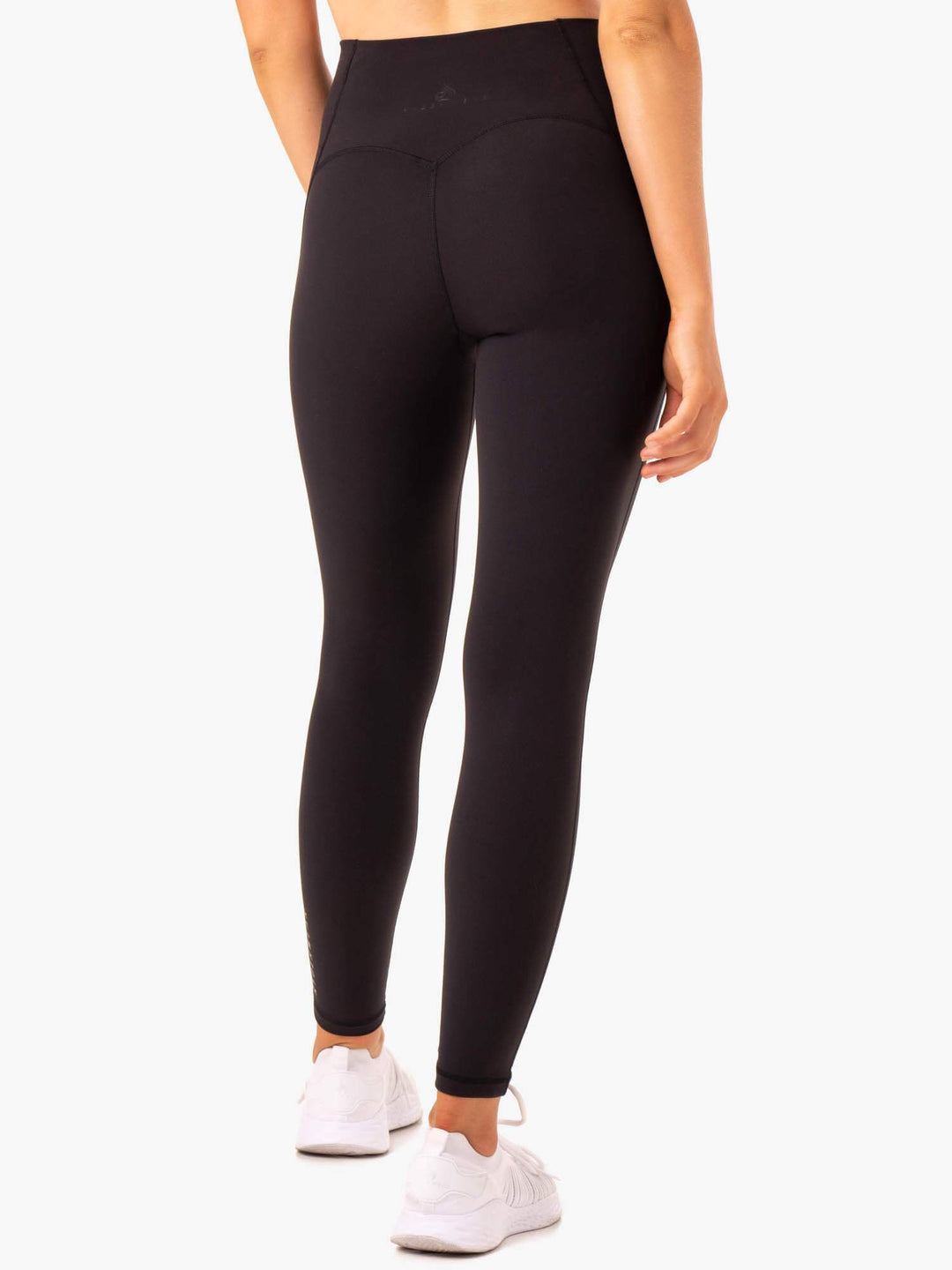 Sola High Waisted Leggings - Black Clothing Ryderwear 