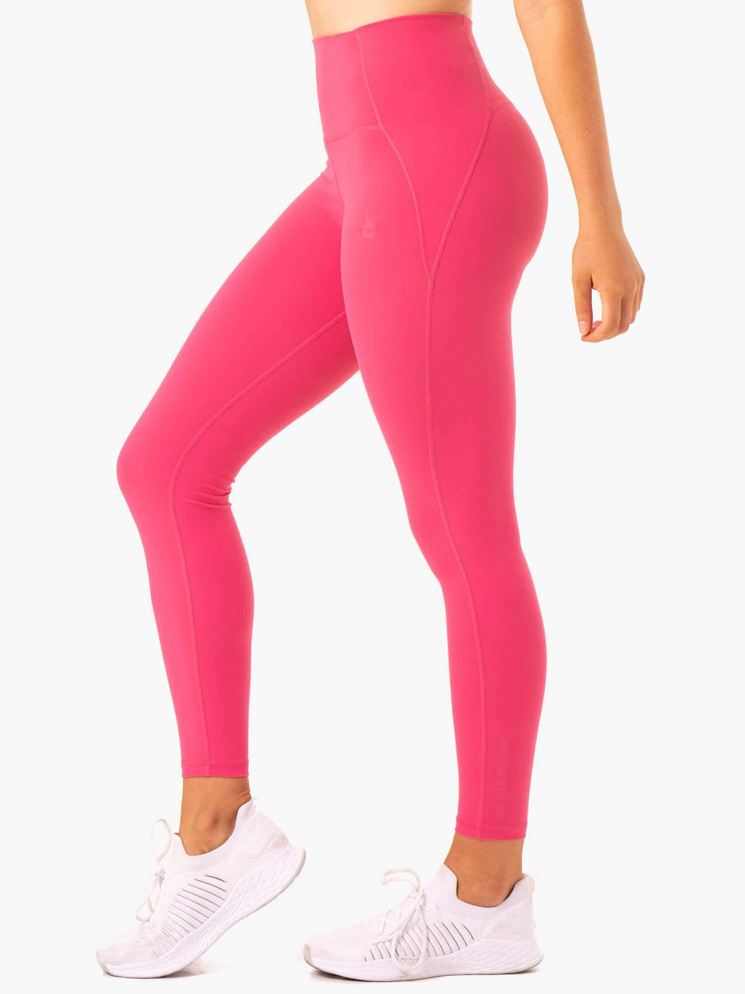 Sola High Waisted Leggings - Pink Clothing Ryderwear 