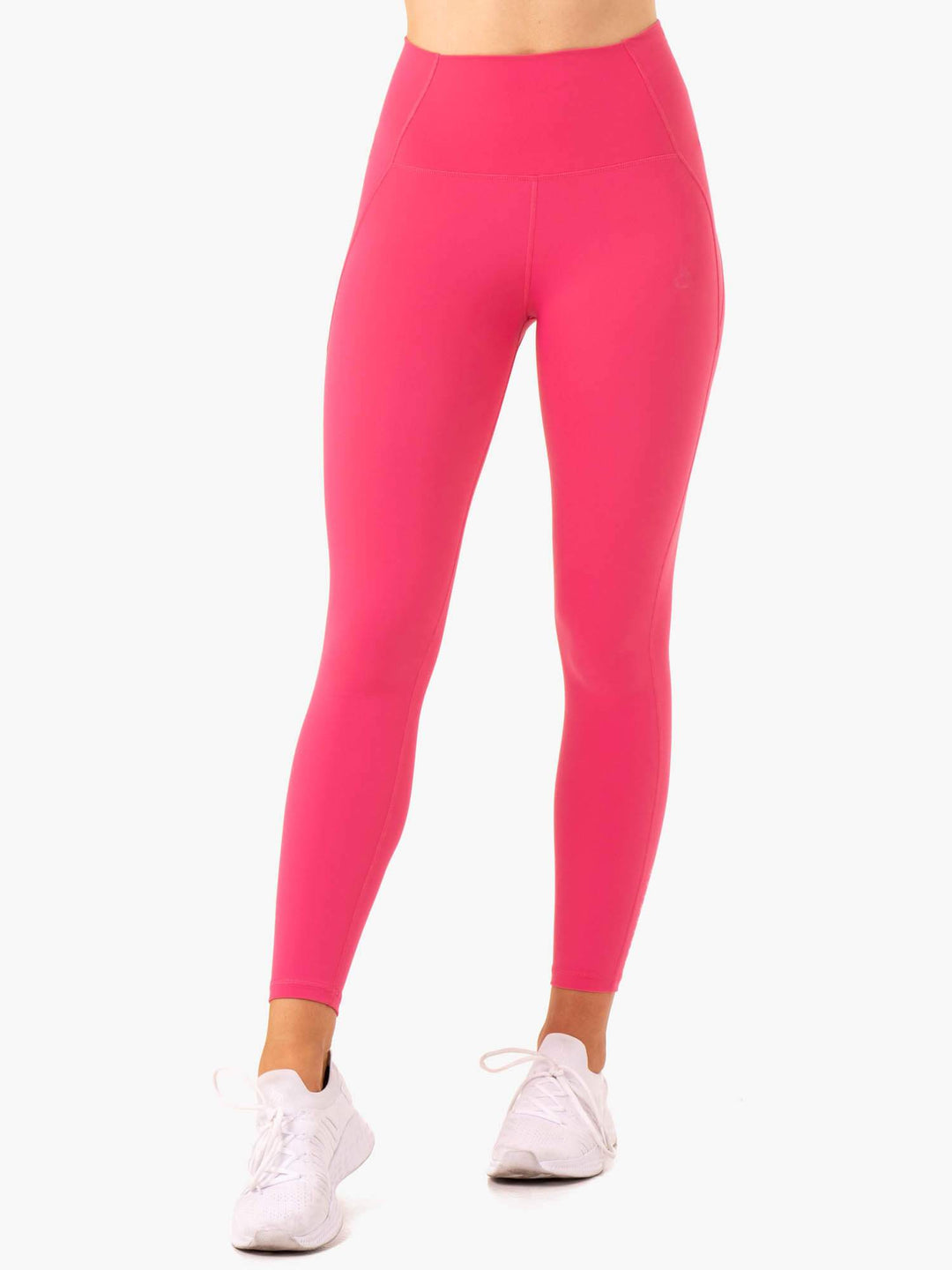 Sola High Waisted Leggings - Pink Clothing Ryderwear 