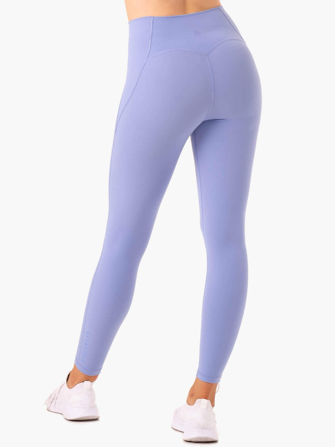 Sola High Waisted Leggings - Purple Clothing Ryderwear 