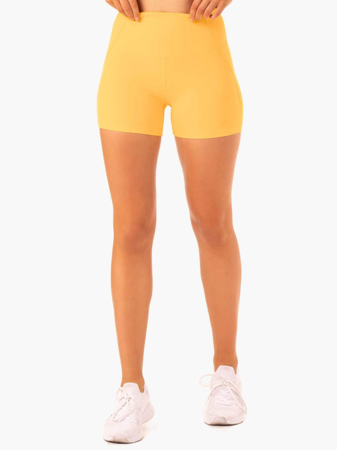 Sola High Waisted Shorts - Mango Clothing Ryderwear 