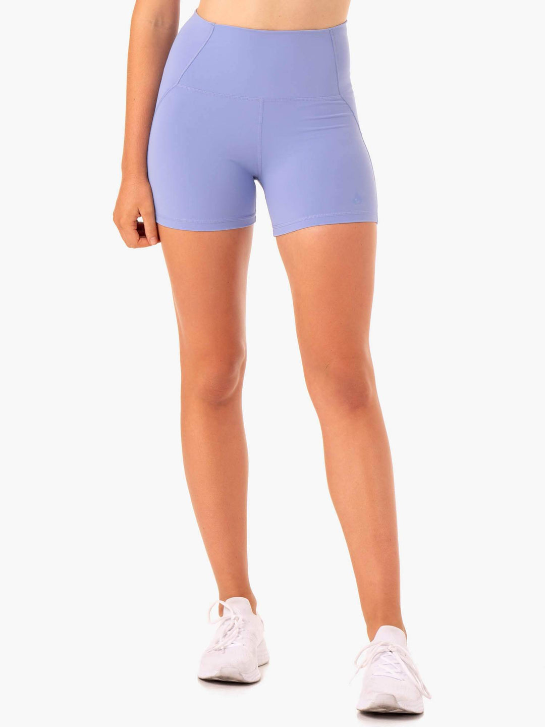 Sola High Waisted Shorts - Purple Clothing Ryderwear 