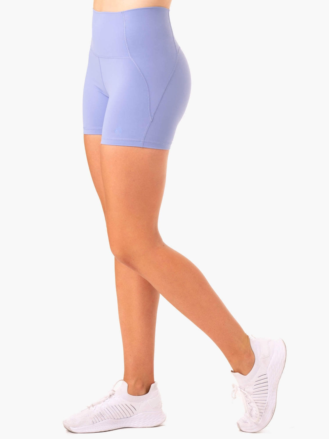 Sola High Waisted Shorts - Purple Clothing Ryderwear 