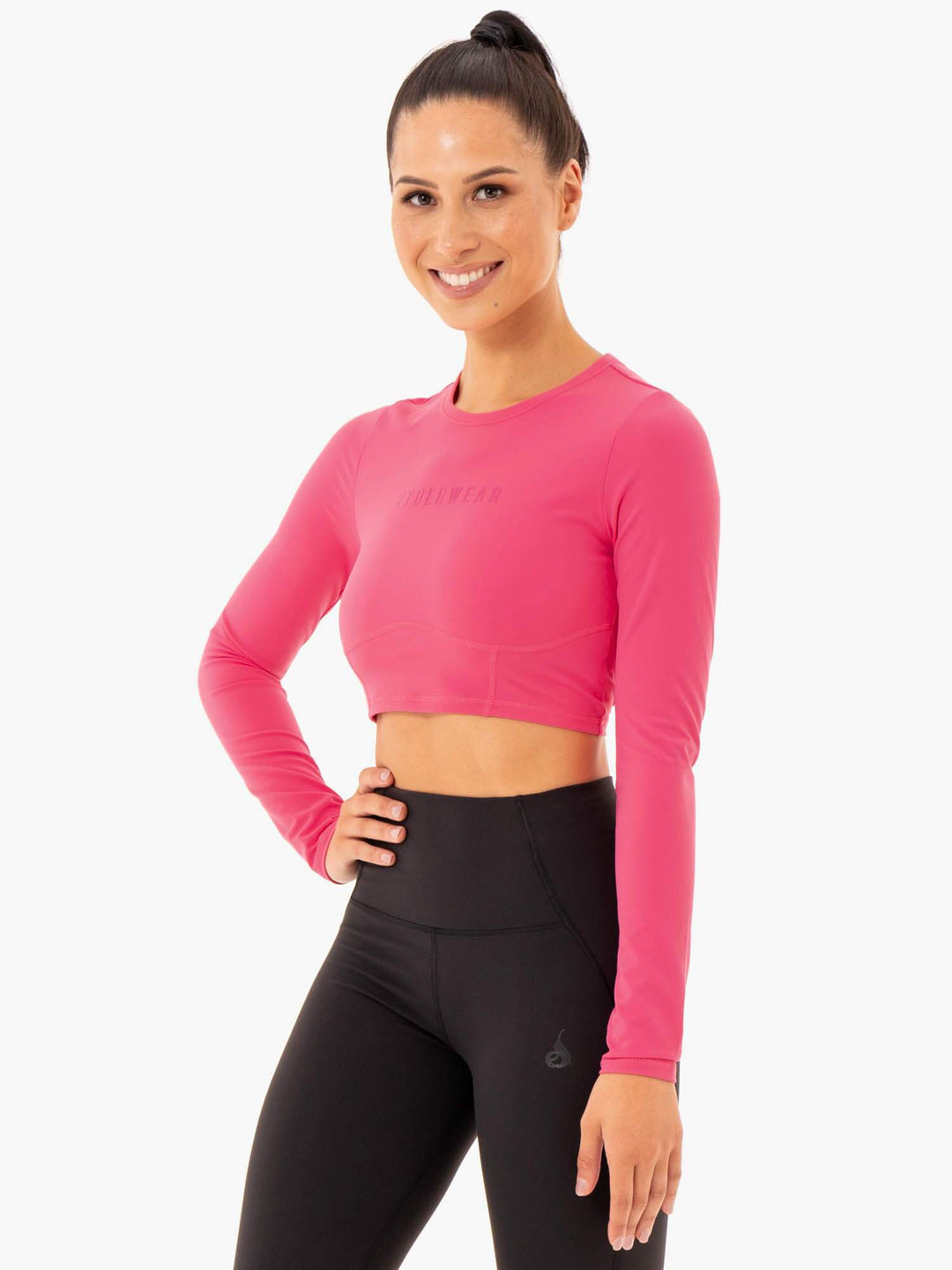 Sola Long Sleeve Top - Pink Clothing Ryderwear 