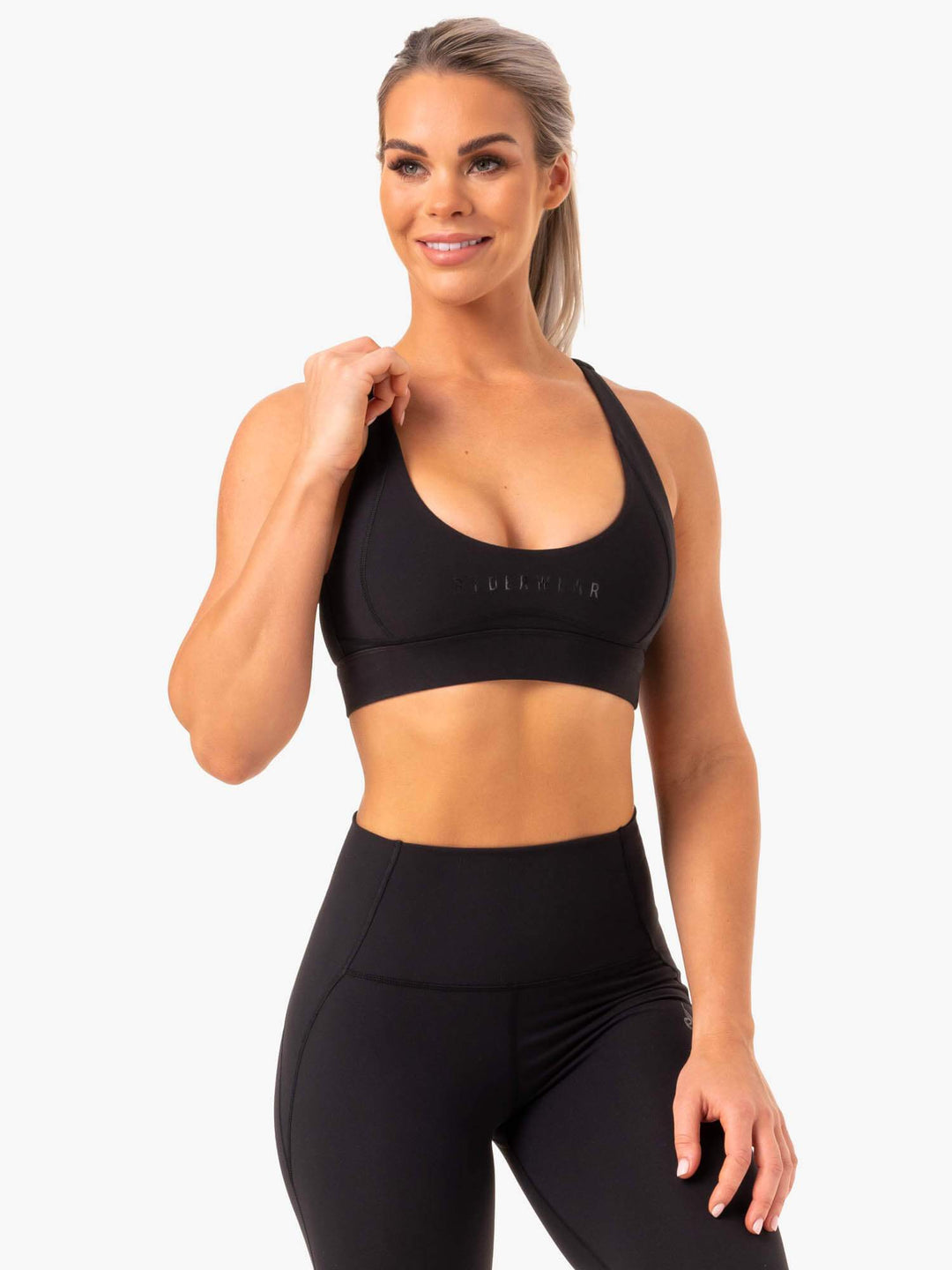 Sola Sports Bra - Black Clothing Ryderwear 