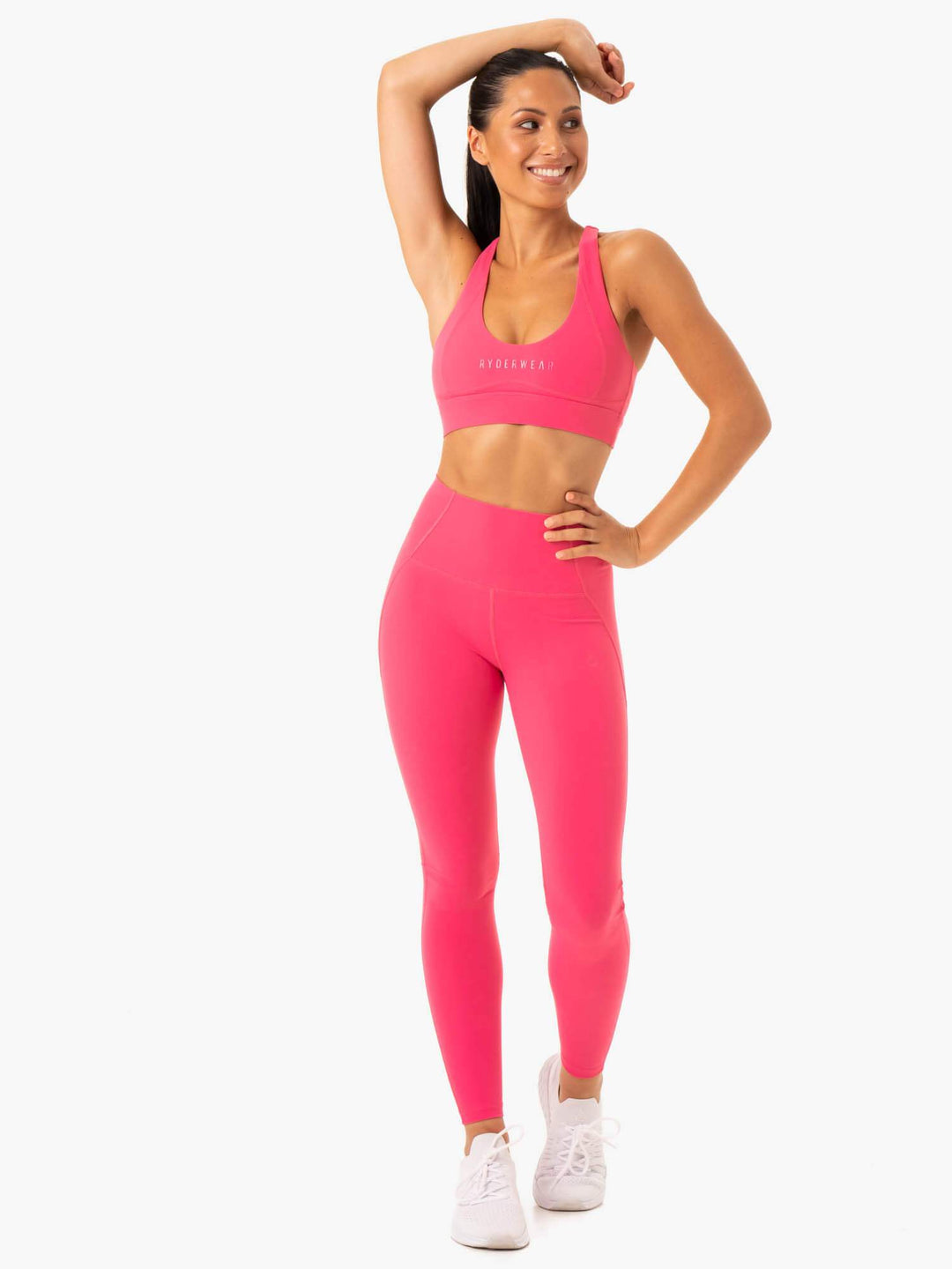 Sola Sports Bra - Pink Clothing Ryderwear 