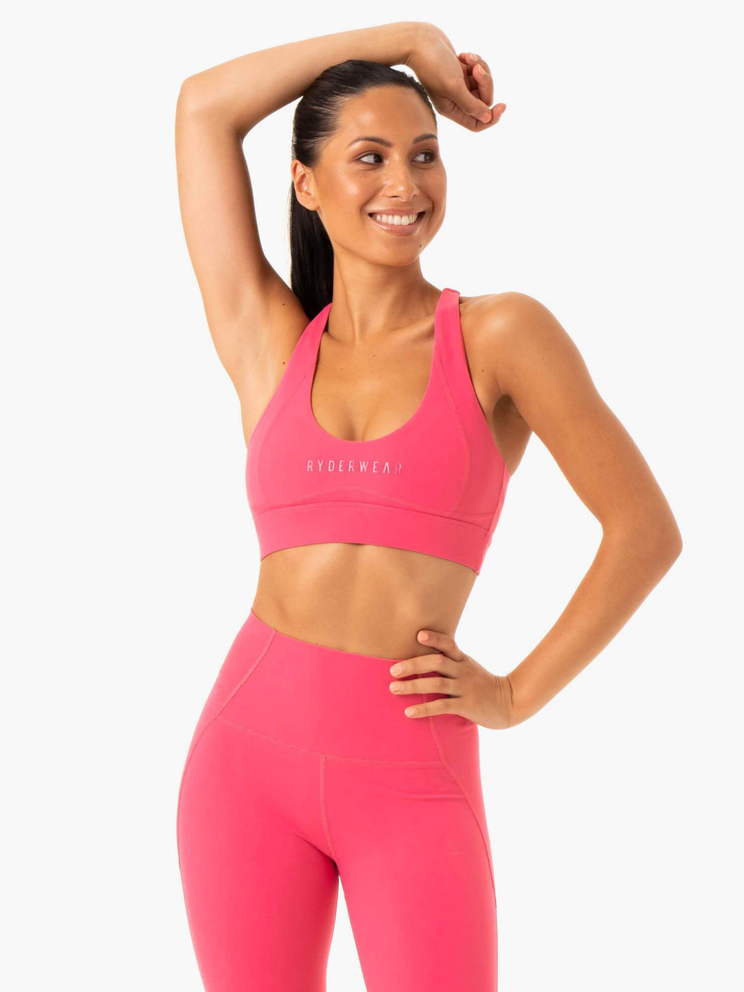 Sola Sports Bra - Pink Clothing Ryderwear 