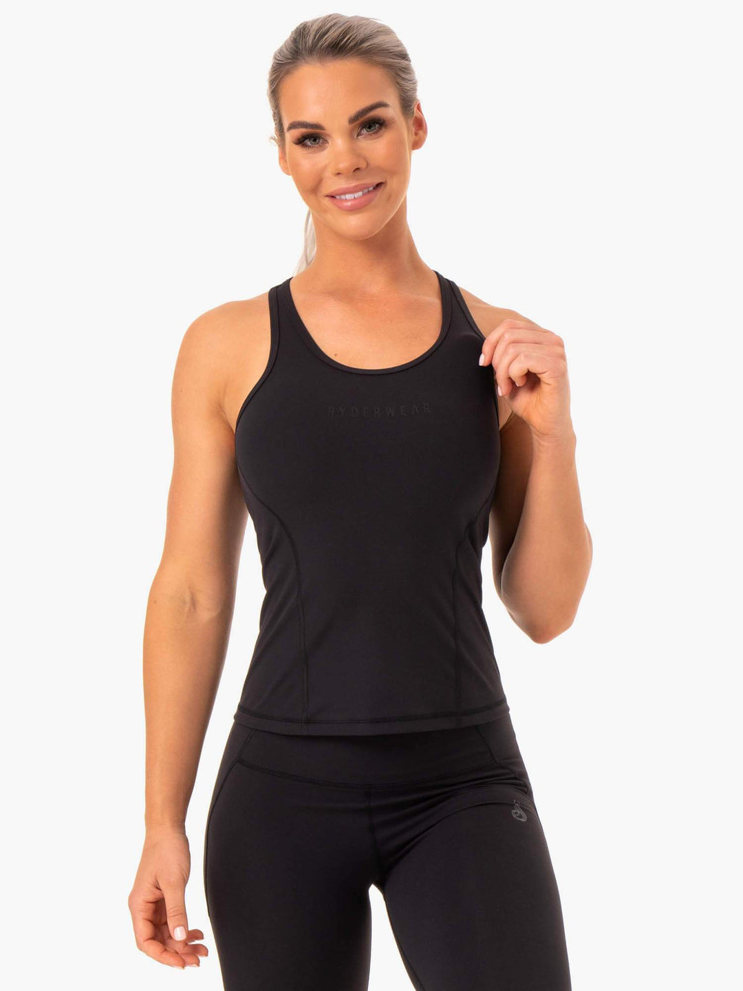 Sola Tank - Black Clothing Ryderwear 