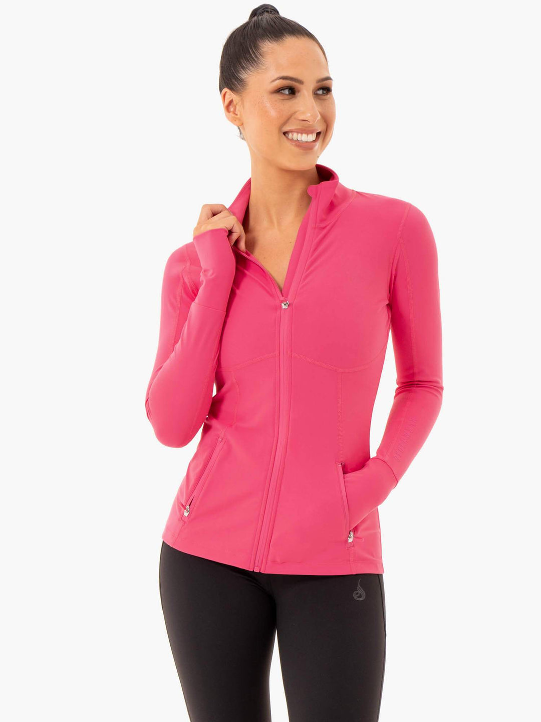 Sola Zip Up Jacket - Pink Clothing Ryderwear 