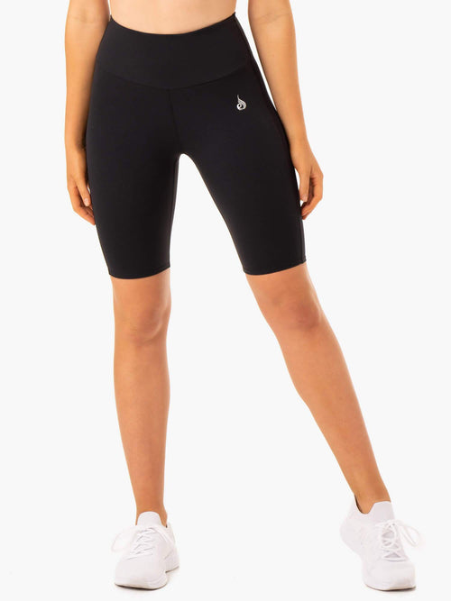 Staples Scrunch Bum Bike Shorts Black